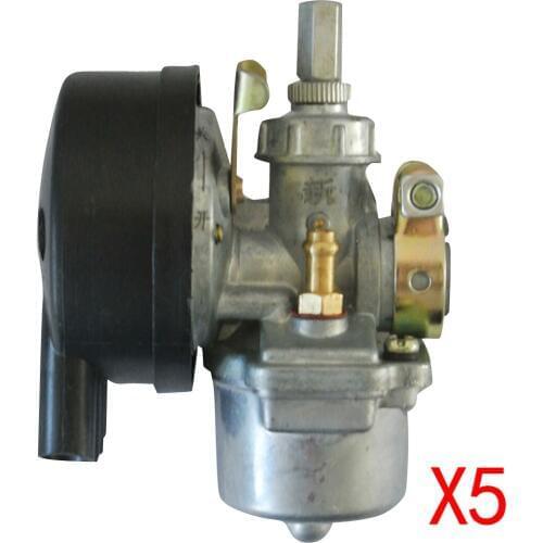 5* Black Carburetor For 49 60 66 80cc 2 Stroke Engine Motorized Bicycle Scooter