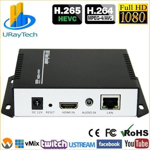 HEVC MPEG4 HDMI to IP Live Streaming Video Encoder H.264 RTMP Encoder HDMI Encoder IPTV H.265 with HLS HTTP RTSP UDP RTMPS SRT