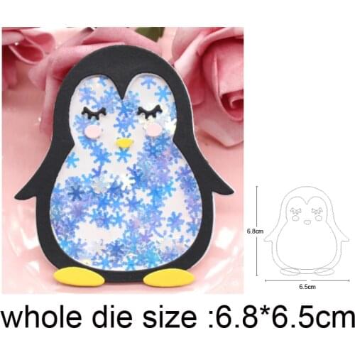 Christmas Penguin Metal Cutting Dies stamp and dies Stencil DIY Scrapbooking dies Album Card Making Embossing Die Cut Craft dies