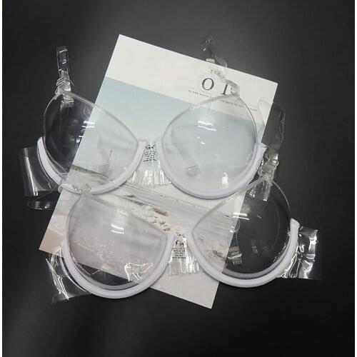 2021 New Transparent Invisible Women Bra Sexy Strappy Bralette Silicone Bra Adjustable Push-Up Stretch Brassiere Lingerie