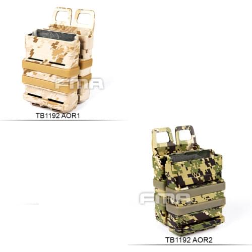 New FMA Transfer Tactical Fast Mag Pouch Holster Magazine Set 5.56 for MOLLE AOR1 AOR2 TB1192