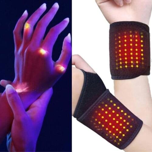 Self-heating Wristband Carpal Tunnel Wrist Brace Basketball Compression Wrap Sport Adjustable Tools Arthritis Wrist Pain Re R3Z9