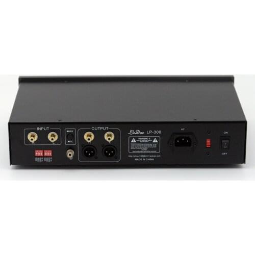 MOSFET MM MC Phono Stage Stereo Preamp Vinyl Record Player Turntable Amplifier Phono Pre-Amp Active Amplification Black