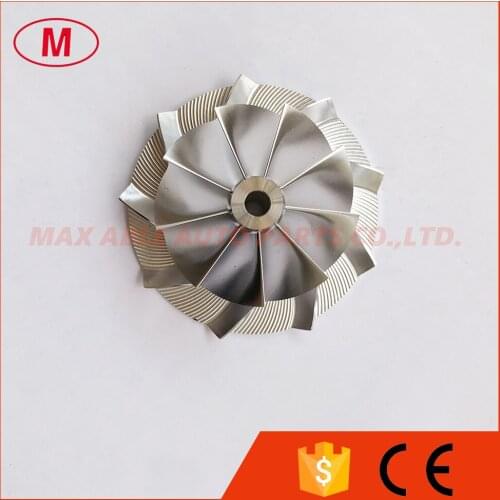 TD04 reverse 42.00/60.00mm 9+0 blades high performance Turbocharger milling/aluminum 2618/billet compressor wheel