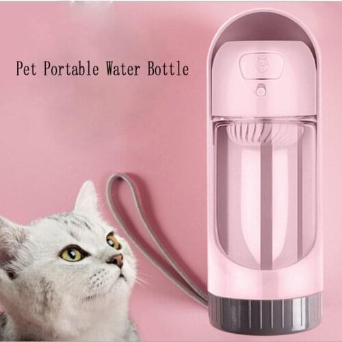 Creative Scaling 300 ML Pet Kettle Portable Cat Water Fountain Cups Outdoor Feeders Drinking Fountains Cats and Dogs Drinker