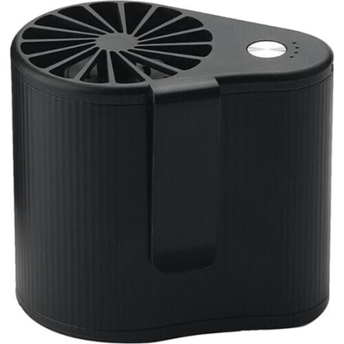 USB Portable Fan Hands Free Waist Fan Hanging Rechargeable Sports Fan 3-speed A6HB