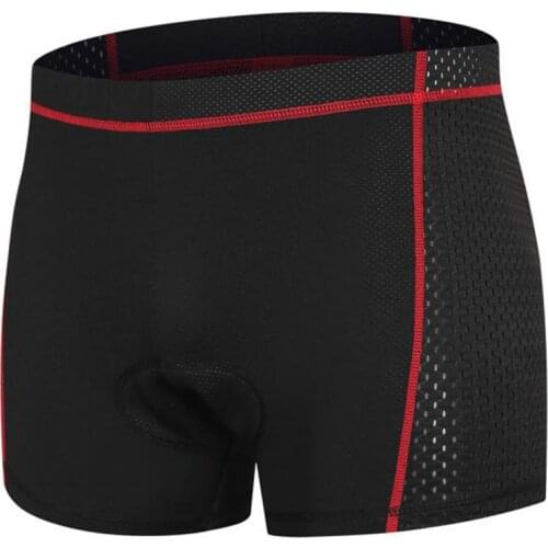 3D Padding Bike Bicycle Shorts Underwear Thin Soft Elastic Breathable Gel Pad Cycling Shorts Shockproof Bicycle Riding Pants