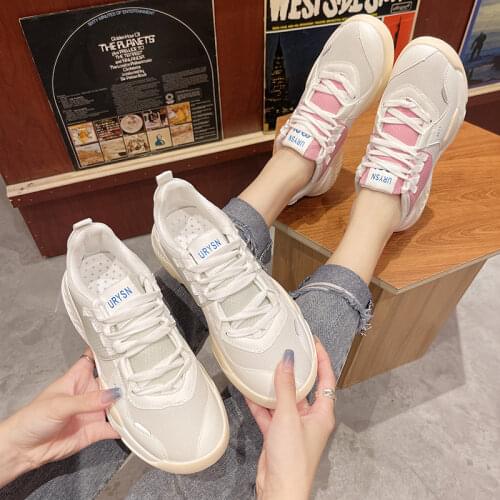 2021 Spring New Ladies Casual Shoes Fashion Lightweight Sneakers Shoes Breathable Mesh Shoes Outsole Non-slip Running Shoes