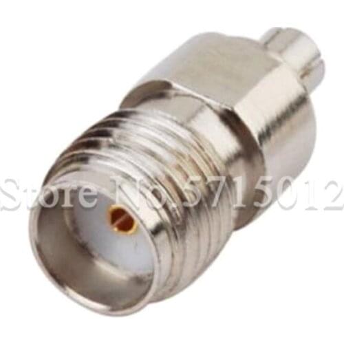 1pcs RF Adaptor SMA Head External Thread Internal Hole Famale Turn to IPX Famale Plug Connector Converter Nickel Plated Brass