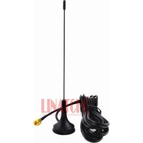 10 pcs uhf omni magnetic base walkie talkie antenna sma male with 3 meter rg174 cable
