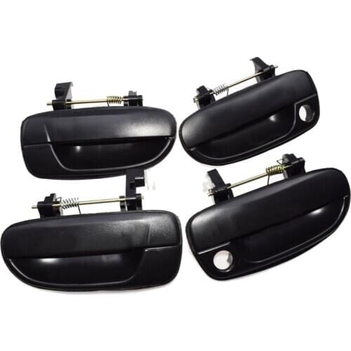 4PCS(Front Rear Left Right)Outer Outside Exterior Door Handle Black for Hyundai Accent 2000-2005 New