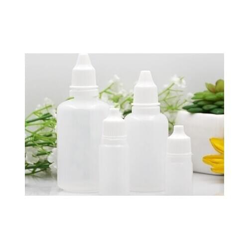 5ml 10ml 30ml 50ml Empty Plastic Squeezable Dropper Bottles Eye Liquid Childproof Cap Thin Tip Dropper Bottles