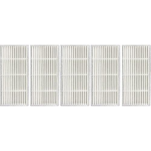 5 pieces Robot Vacuum Cleaner Parts Hepa Filter for Midea VCR01 VCR12 Robotic Vacuum Cleaner Parts Accessories Replacement