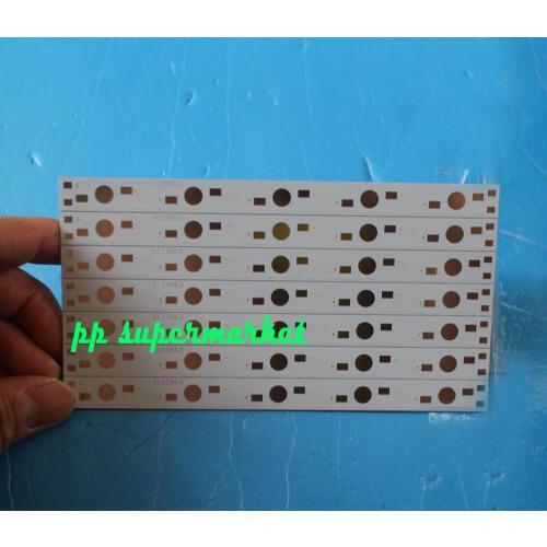 10pcs 130mm x 1mM Aluminium PCB Circuit Board for 5x 1w,3w,5w LED in Series