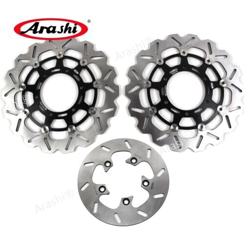 Arashi 1 Set 310 / 220 mm GSX-R 1000 2009 - 2014 CNC Front Rear Brake Disc Brake Rotors For SUZUKI GSX1000R 2010 2011 2012 2013