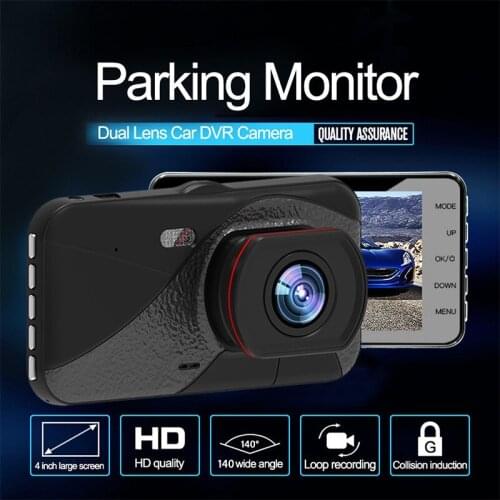 Auto Video Recorder Dash Cam Dual Lens Full HD 1080P Car DVR Camera G-Sensor Night Vision Dashcam rearview mirror camera