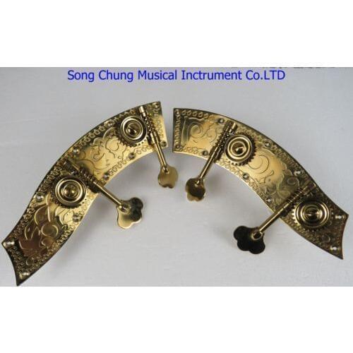 Bass part,1set double bass unite style machine Brass head pegs 4/4&3/4