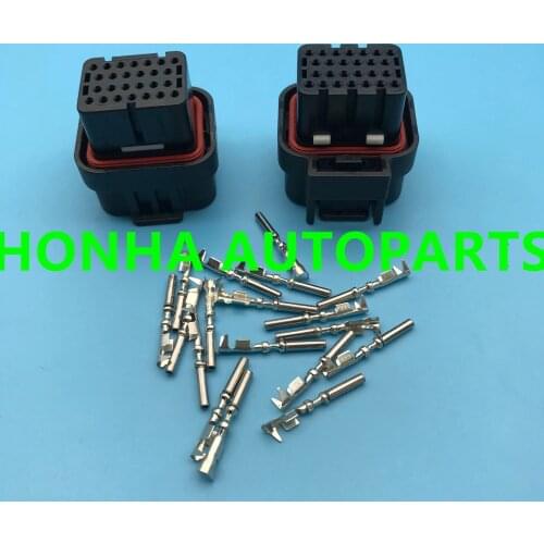 Free shipping 1/2/5 pcs/lots 26 Pin/way two types AMP Tyco ECU Automotive Connector Electrical Socket 3-1437290-7 1473416-1