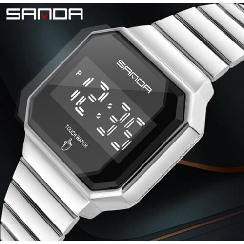 SYNOKE Touch Screen Digital Watch Men Electronic Display Waterproof Wristwatches Fashion Women Man Relojes Para Hombre