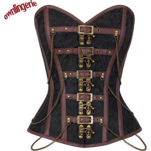 Cheap price Corsage Steampunk Corset Sexy Corsets and Bustiers for women