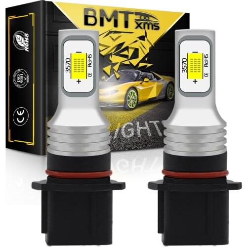 BMTxms 2x Canbus No Error P13W PSX26W LED Car Fog Light Driving DRL Daytime Running Lamp For Toyota Highlander (2011-2015)