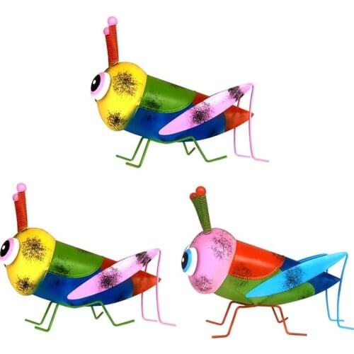 Grasshopper Crafts Metal Garden Statue Grasshopper Statue Locust Statue for Outdoor Yard Decor Toy Children Gift