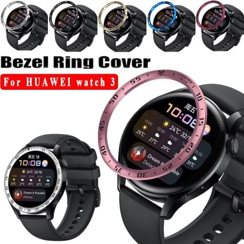 Steel Bezel Ring Metal Cover for HUAWEI watch 3 Smart Watch case for HUAWEI watch 3 Anti-scratch Protection Ring Accessories