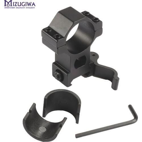 MIZUGIWA Weaver Picatinny 30mm 25.4mm 1" Mount QD Quick Release Fits Ring Adapter 20mm Rail Scope Flashlight Laser Pistol Caza