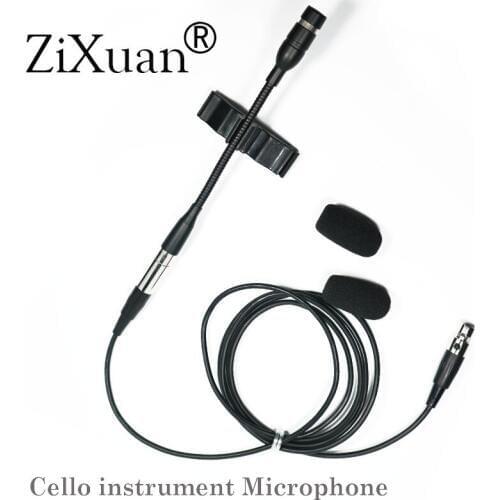 Music Instrument Microphone Condenser Cello Musical Instrument Microphone For Shure AKG Samson Wireless System XLR transmitter