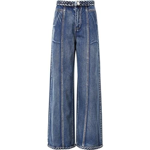 NINA ELIZA Womens High Jeans