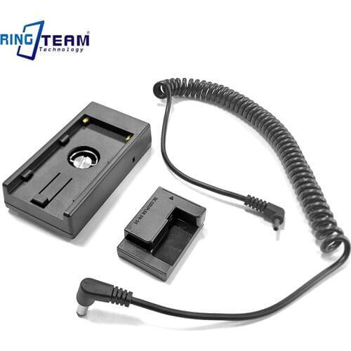 NP-F970 F750 Battery Holder Mount Plate with Dummy Battery DR50 for G10 G11 G12 SX30 IS Digital Cameras