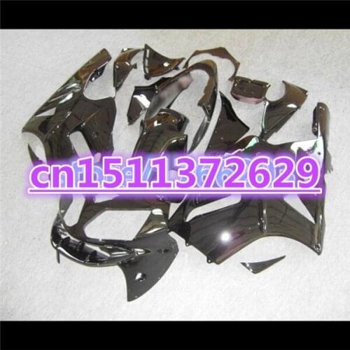 Fairings For KAWASAKI ZX12R 2002 2003 2004 NINJA ZX-12R 02 03 04 05 06 ZX12R 02-04 black full ZX-12R 02-06 Fairing set-Dor D