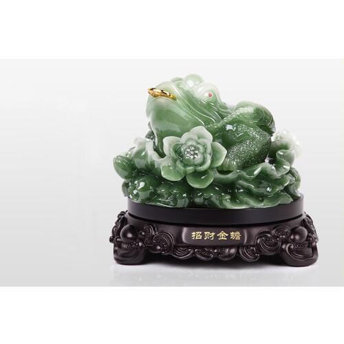 Office living room golden toad has large toad in the process of opening shop Decoration Home living room opening Arts Crafts