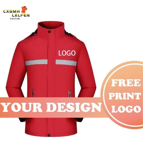 Outdoor Windproof Cold Mountaineering Clothing Sunscreen Sports Mens and Womens Hooded Jacket DIY Customization