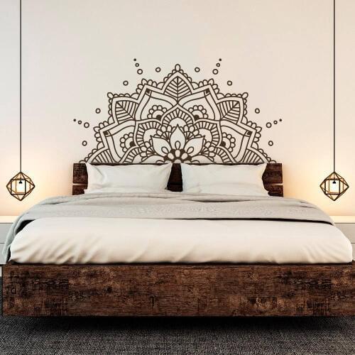YOYOYU Mandala Art Vinyl Wall Stickers Yoga Studio Namaste Pattern Boho Removeable Decal Headboard Bedroom Decoration ZX370