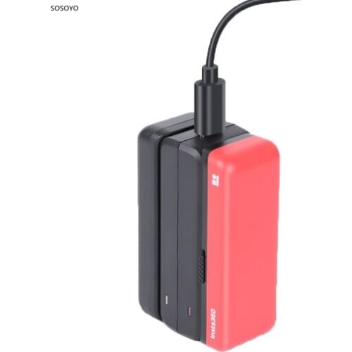 Battery Charger Double Sided Battery Base Charging Boosted Battery Base For Insta360 ONE R Sports Camera Accessories