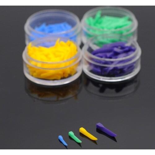4 Colors Dental Disposable Wedges Plastic 350Pcs/set