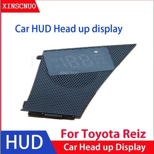 Auto Electronic OBD HUD Head Up Display For Toyota Reiz 2005-2007 2008 2009 Safe Driving Screen Digital Speedometer OBD2 display