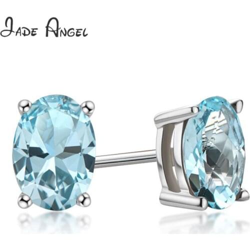 Stud Earrings Jade Angel China