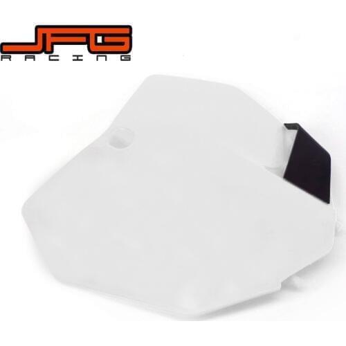 Motorcycle Front Number Plate Card For KTM EXC XC-W XCW XCF-W SX XC SX SXF XCF SX-F 125 150 250 300 350 450 530 White Black