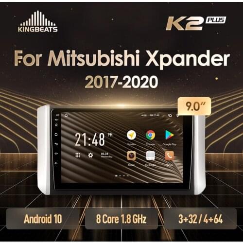 KingBeats Android 10 Octa-Core head unit HU 4G in Dash Car Radio Multimedia Video Player Navigation GPS For Mitsubishi Xpander 2017 - 2020 no dvd 2 din Double Din Android Car Stereo 2din DDR4