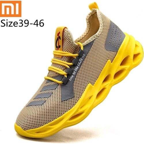 Xiaomi Men Running Shoes Summer Ultra-light Breathable Sneakers Zapatos De Mujer Walking Shoes Boys Sneakers Size 39-46