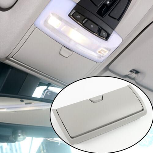 Kwaks Car Glasses Box Sunglasses Holder For 14-19 BMW X5 X6 F15 F16 ABS Roof-light Glasses Storage Case Anti-Scratches