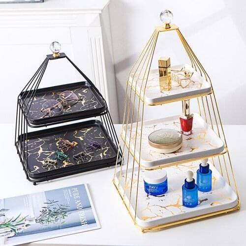 Dessert Table Decoration Tea Break Cake Tray Display Stand Wrought Iron Afternoon Tea Snack Stand Cake Stand Home Tool