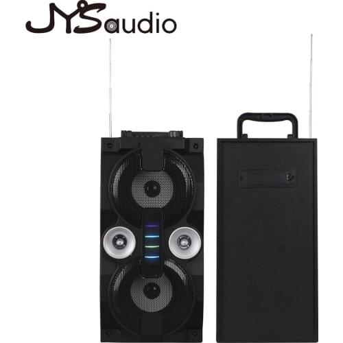 Portable Amplifier Bluetooth Speaker Subwoofer Battery Smart Speaker with Rechargeable Battery and LED Light