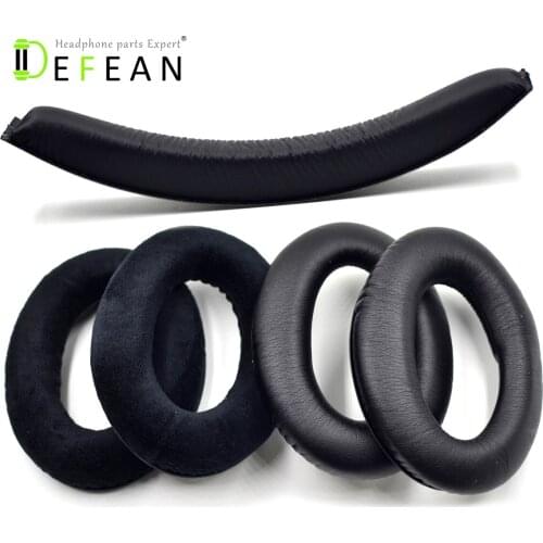 Defean Replacement PC350 HD380 Headband ear pads Repair Parts Suit for Sennheiser PC350 HD380 Pro Headphones