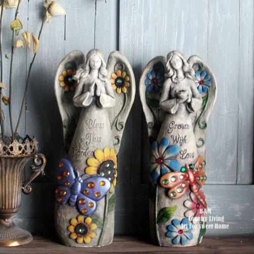 Do the old American garden angels beauty figures love proverbs garden garden balcony decoration decoration landscaping