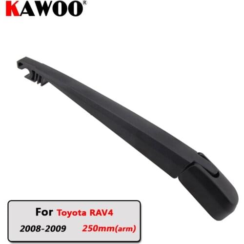 KAWOO Car Rear Wiper Blade Blades Back Window Wipers Arm For Toyota RAV4 Hatchback (2008-2009) 250mm Windscreen Blade