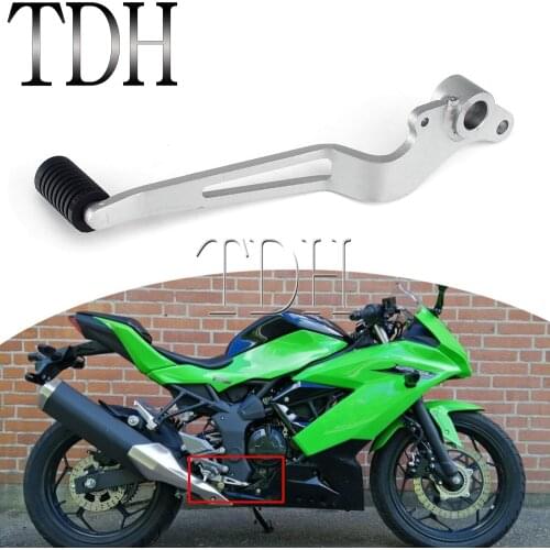 Motorcycle Rear Brake Lever Toe Foot Pedal Foot Rest for Kawasaki Ninja EX250R 250R 300 Z250 Z300 2008-2015 2016 2017 2018