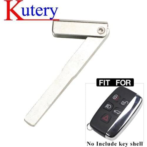 Kutery Replacement Emergency Smart Remote Key Blade Blank Insert For Land Rover Evoque 4 Evoque Range Rover For XE XFL et Jaguar